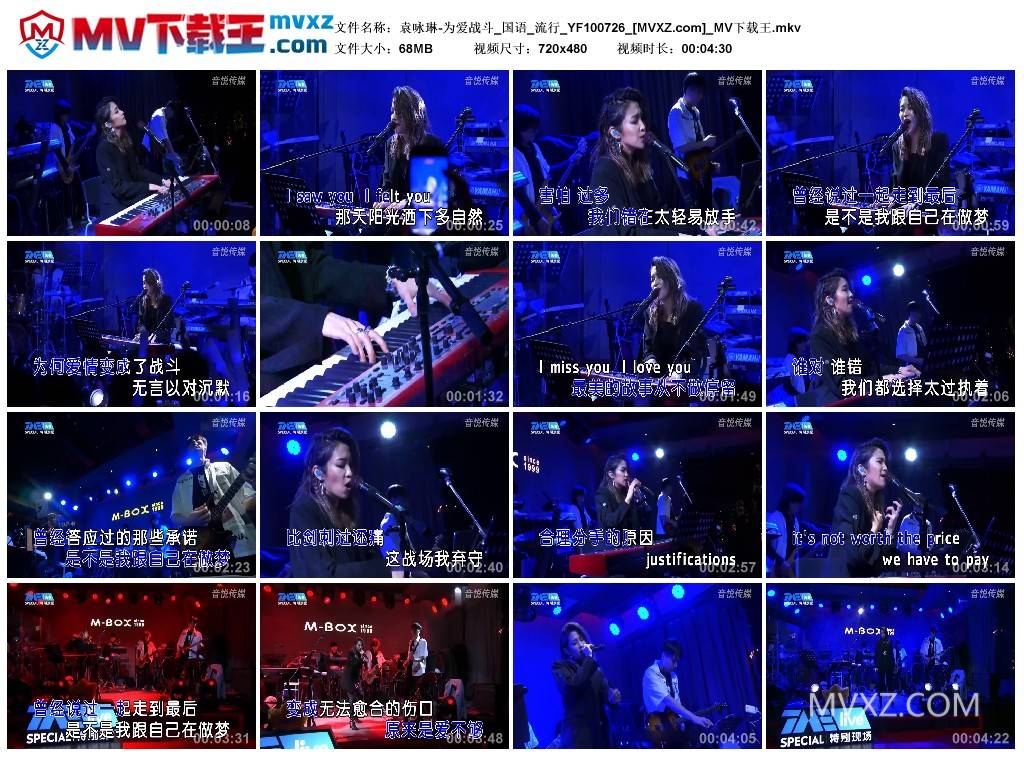袁咏琳-为爱战斗_国语_流行_YF100726